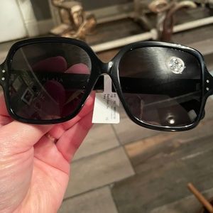 Alaia Black tinted over sized women’s sun glasses